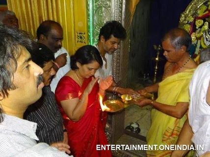 Photos: Shivaraj Kumar Visits Holy Places For Geetha's Election Campaign In Shimoga