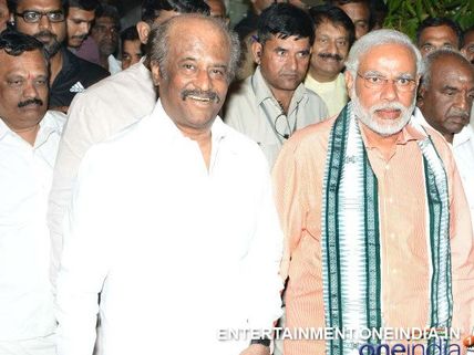 Photos Of Narendra Modi With Rajinikanth