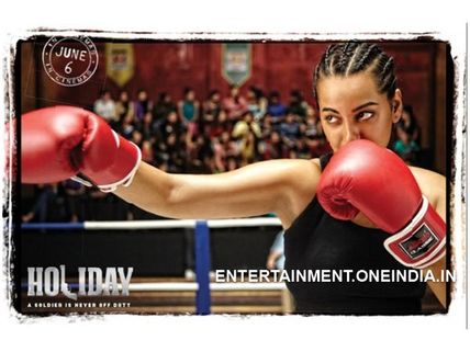 Which Boxing Champ Trained Sonakshi For Holiday?
