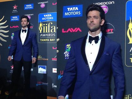 IIFA 2014 Live: Hrithik Roshan Arrives In Blue!