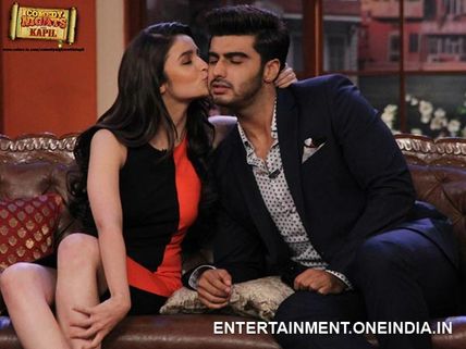 Alia Bhatt, Arjun Kapoor's Kissings On Comedy Nights Irks Kapil Sharma