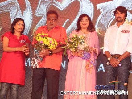 Photos: Ambareesh Graces Sudeep's Maanikya Movie Press Meet