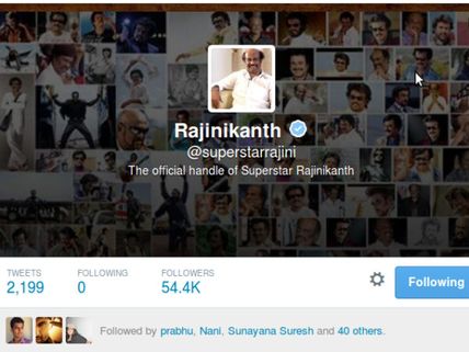 Superstar Rajinikanth's Fastest 50 On Twitter