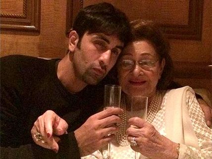 See Pics: Ranbir Kapoor's Special Moment With His Granny