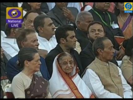 Salman Khan With Other Stars Attend Modi's Swearing-In!