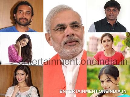 Duniya Vijay, Priyamani, Pranitha Cheer Narendra Modi