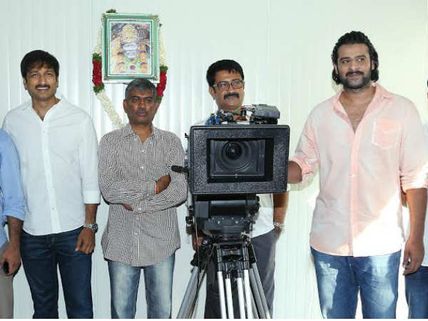 Prabhas Launches Gopichand's New Movie; Opening Ceremony Photos