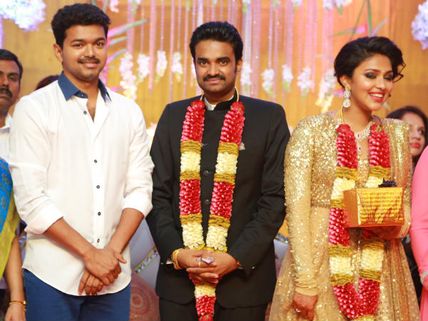 AMALA PAUL-VIJAY'S MARRIAGE (WEDDING) RECEPTION PHOTOS