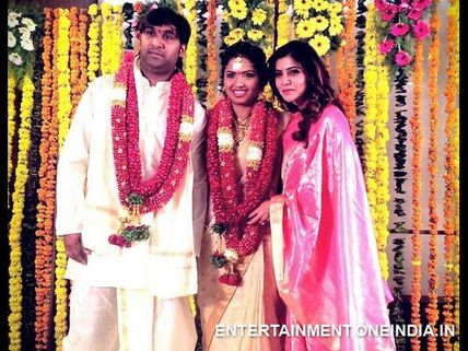 Photos: Samantha At Neeraja Kona, Ajay's Wedding Ceremony