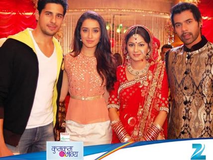 Photos: Siddharth Malhotra, Shraddha Kapoor Crash Abhi-Pragya's Wedding On Kumkum Bhagya