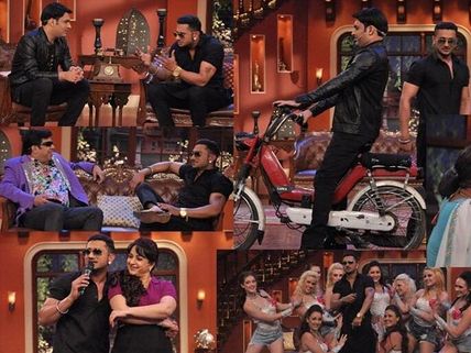 In Pics: How Comedy Night With Kapil Went Yo For Honey Singh!