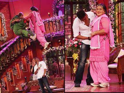 Ajay Devgn, Kareena Kapoor Promote Singham Returns On Comedy Nights With Kapil