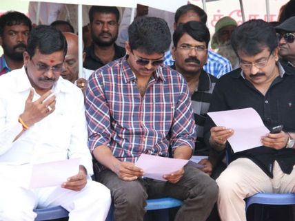 Photos: Kollywood (Tamil Films) Stages A Protest Against Sri Lankan Govt.