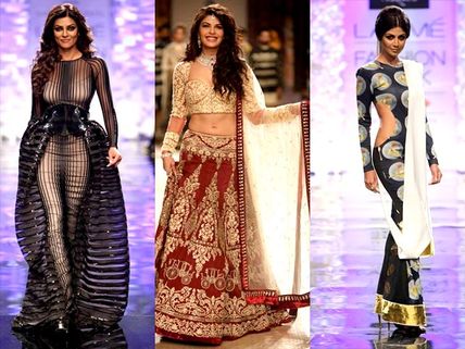LFW 2014: Jacqueline, Shilpa And 7 Bollywood Actress Scorch The Ramp 
