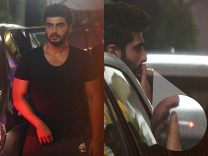 Exposed: Arjun Kapoor Caught Smoking In Juhu