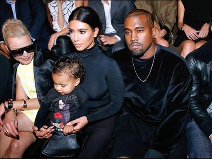 North West Attends Balenciaga's Show, Sits In Front Row At Paris Fashion Week