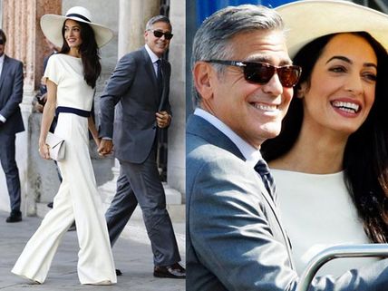 George Clooney & Amal Alamuddin's 2nd Appearance: Finalise Wedding In Venice