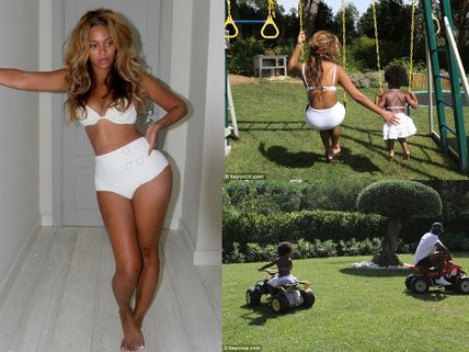 PIC: Beyonce Enjoys Swinging With Blue Ivy!