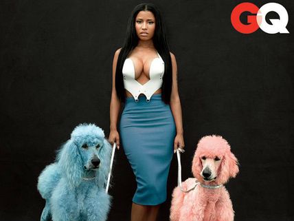 Nicki Minaj Shows Off Major Cleavage On GQ's November Issue
