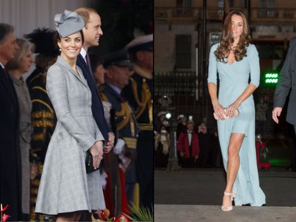 Kate Middleton Is Back: Shows Little Baby Bump With Style!