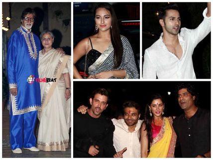 Pics: Bollywood Celebs At Amitabh Bachchan's Diwali Bash