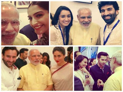 Bollywood Celebrities Selfie Pics With PM Narendra Modi