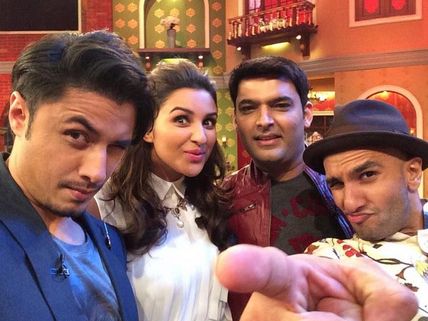 Bald Ranveer Singh With Parineeti Promotes Kill Dil On Kapil's Comedy Nights!
