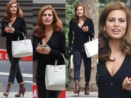 Eva Mendes Gives First Appearance Post-Pregnancy
