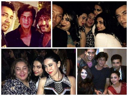 Pics: Bollywood Celebs At Shahrukh Khan's Birthday Party In Mannat