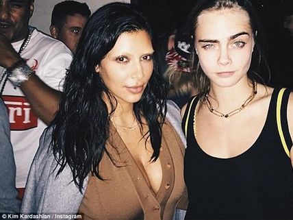 Kim Kardashian Bleaches Her Eyebrows At Kendall's Party!