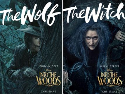 Posters Of 'Into The Woods' Starring Meryl Streep & Johnny Depp