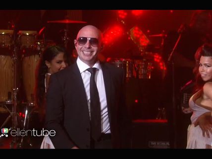 Pitbull & Bill Clinton At The Ellen DeGeneres Show