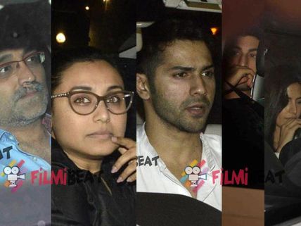 Pics: Bollywood Celebrities Attend Ravi Chopra's Funeral