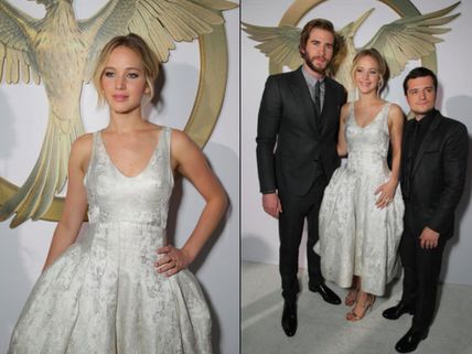 Jennifer Lawrence Attends Mockingjay- Part 1 LA Premiere