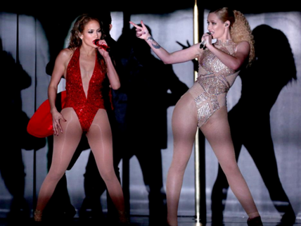 Watch: JLo & Iggy Azalea's Booty Performance At AMAs
