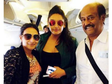 Ragini Dwivedi With Rajinikanth