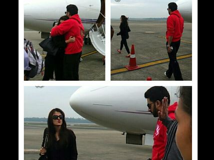 Spotted: Aishwarya Rai-Abhishek Bachchan At Kochi