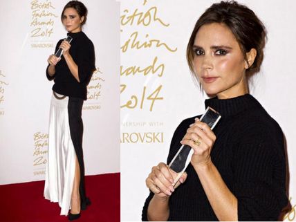 Victoria Beckham Got Emotional At British Fashion Awards 2014