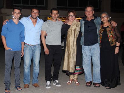 PICS: Salman Khan And Family Celebrate Salma Khan's Birthday