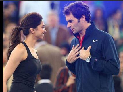 Pics: Deepika, Aamir, Akshay Kumar Plays Tennis With Roger Federer