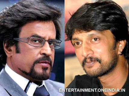 Superstar Rajinikanth Surprise Call To Kiccha Sudeep! 
