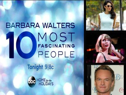 Barbara Walters' 10 Most Fascinating People of 2014: Amal Alamuddin, Taylor Swift
