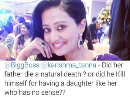 Twitter Outrage After Puneet Issar's Daughter Insults Karishma Tanna's Late Father!