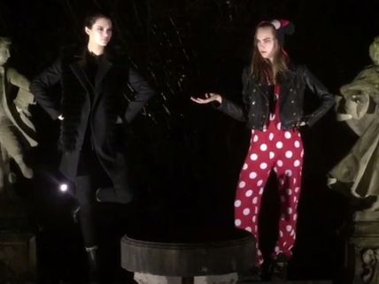 BFFs Kendall Jenner & Cara Delevingne's Christmas Video
