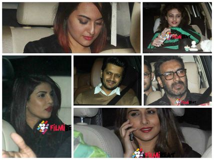 Pics: Bollywood Celebrities Who Attended Salman Khan's Birthday Bash