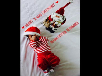 PIC: Riteish-Genelia Baby Boy 'Riaan' 