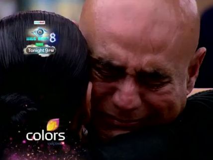 Bigg Boss 8's Puneet Issar Sees Wife After 100 Days, Cries Like A Baby!