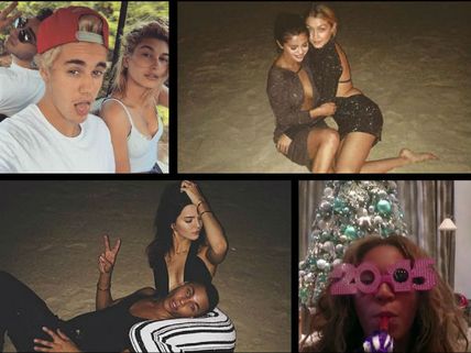 Pics: Hollywood Celebrities Welcome New Year 2015