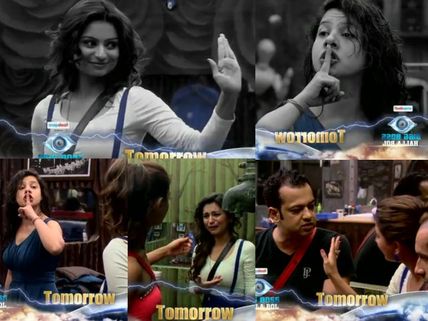 Bigg Boss Halla Bol: Sambhavana Throws Shoes At Dimpy, Rahul Consoles! [PHOTOS]