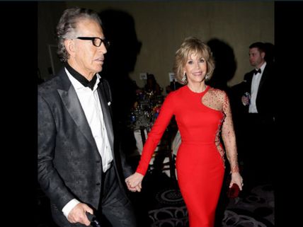 Jane Fonda's Beau, Richard Perry Fainted At Golden Globes!